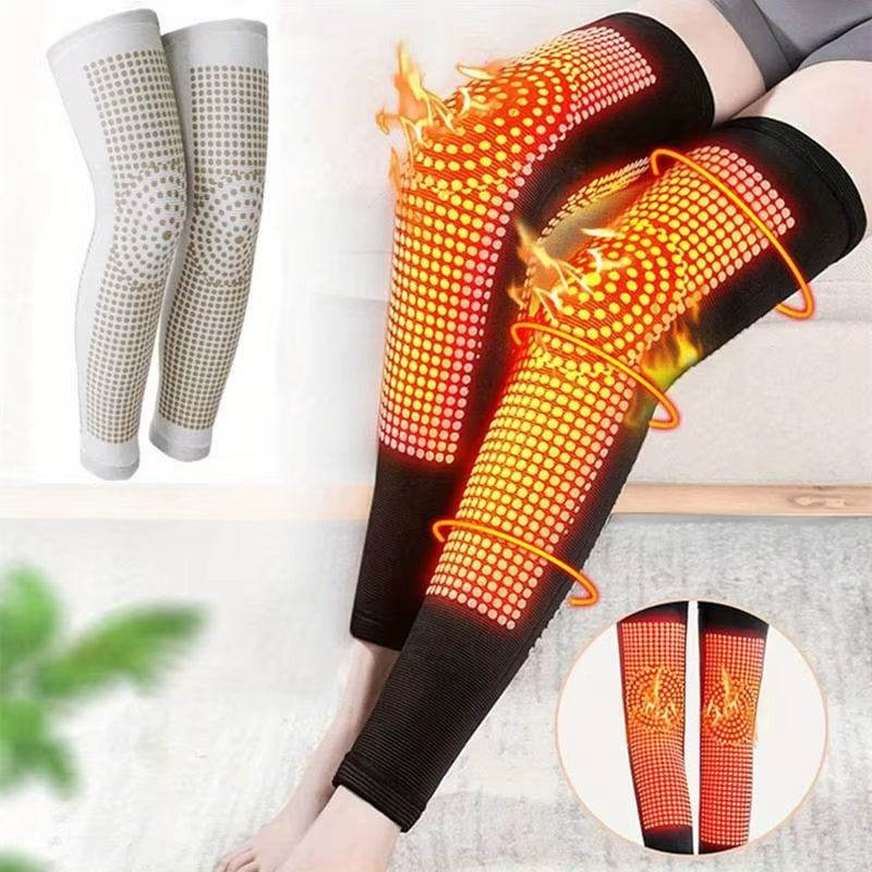 Ai Cao Hot Compress Knee Pad Self Heating Knee Pad Dot Matrix Ai Cao Knee Pad Autumn and Winter Joint Warmth and Cold Protection